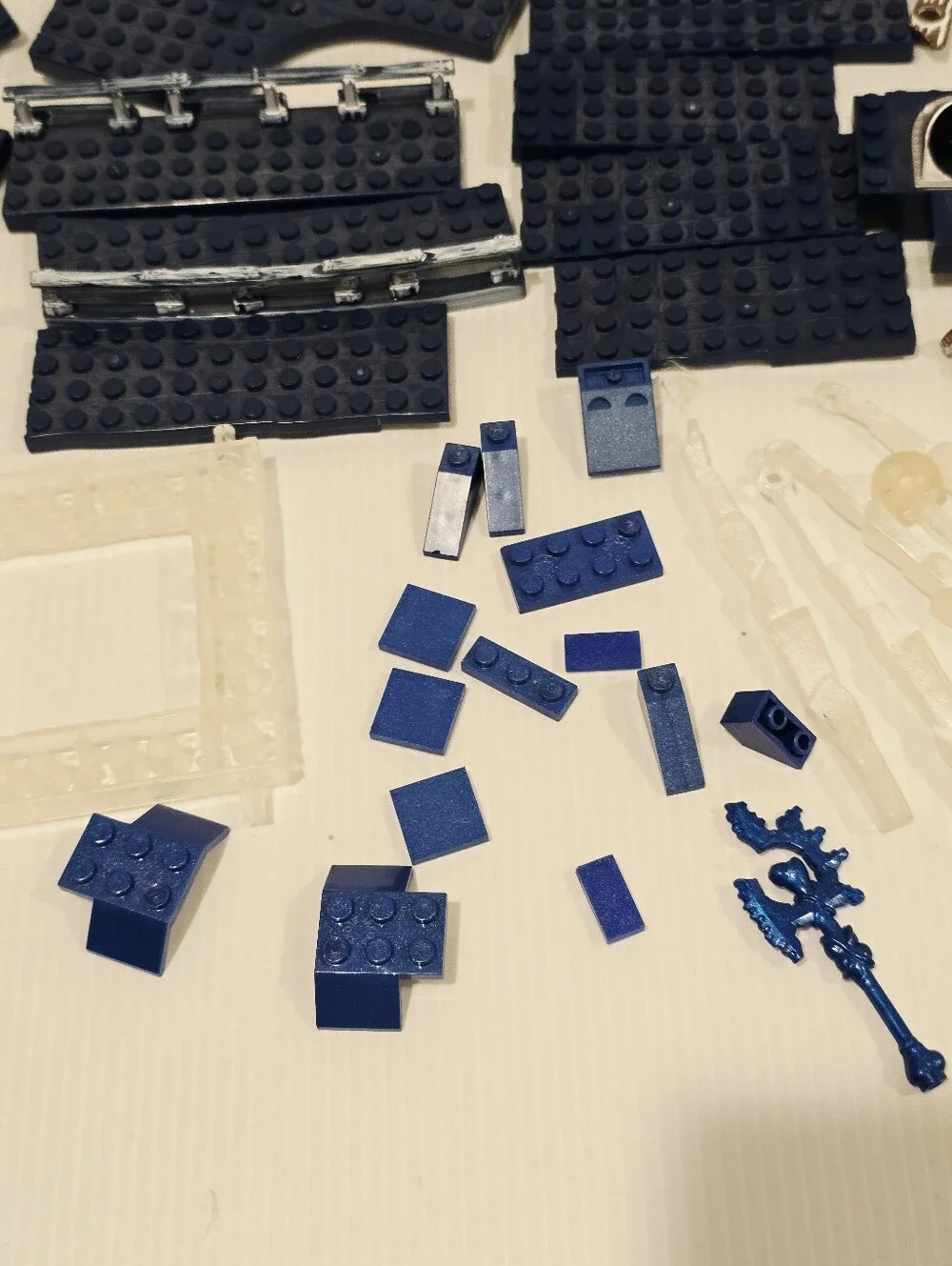 Mega Bloks Fire & Ice Dragon Vorgan Ice Fang Ship Parts